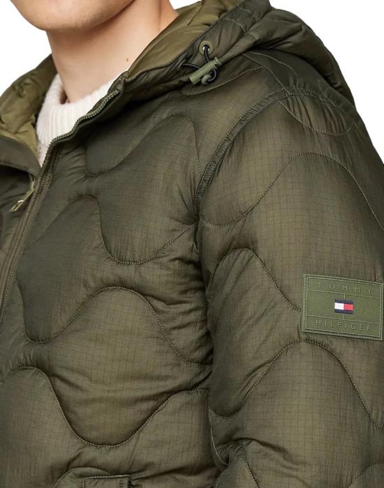 24FW 타미힐피거 숏패딩 MW0MW36585 RBN - TOMMY HILFIGER