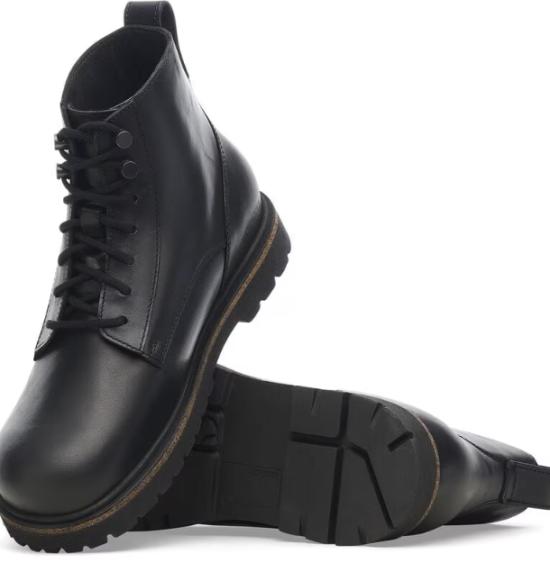 24FW 버켄스탁 부츠 HIGHWOOD LACE MID 1028223 BLACK Black - BIRKENSTOCK