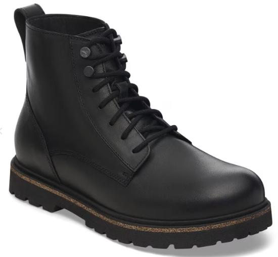 24FW 버켄스탁 부츠 HIGHWOOD LACE MID 1028223 BLACK Black - BIRKENSTOCK