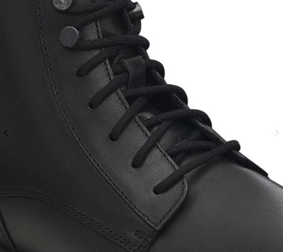 24FW 버켄스탁 부츠 HIGHWOOD LACE MID 1028223 BLACK Black - BIRKENSTOCK