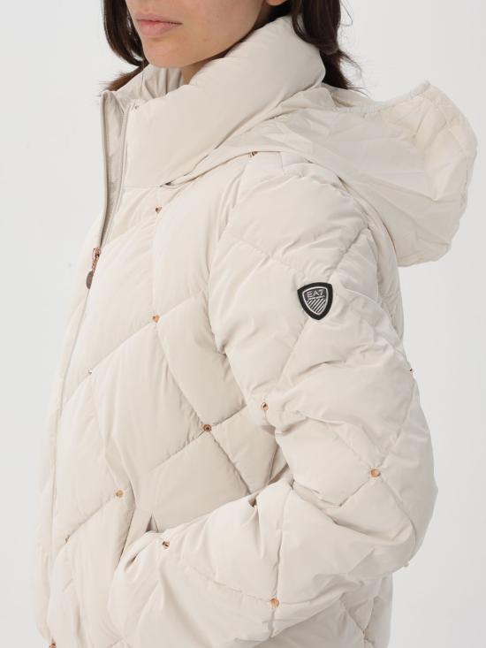  엠포리오 아르마니 / 여성 숏패딩 자켓 6DTB14TNDMZ 1120 Natural BPG - EMPORIO ARMANI