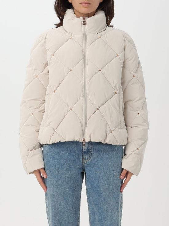  엠포리오 아르마니 / 여성 숏패딩 자켓 6DTB14TNDMZ 1120 Natural BPG - EMPORIO ARMANI