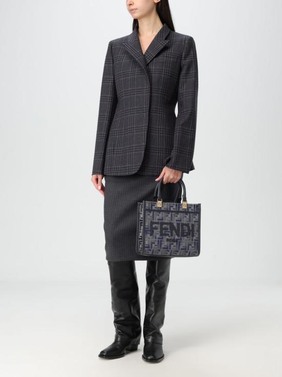 24FW 펜디 자켓 FJ7562ASZ4 F0DS6 Grey - FENDI