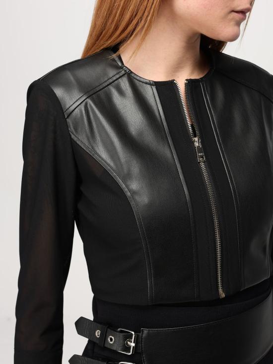 24FW 리우조 자켓 WF4142E0624 22222 Black - LIU JO