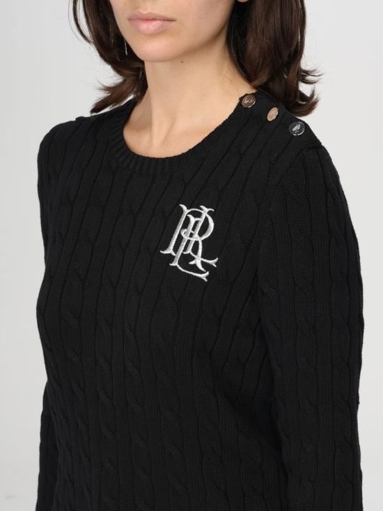 25FW 랄프 로렌 스웨터 200932223 001 Black - RALPH LAUREN