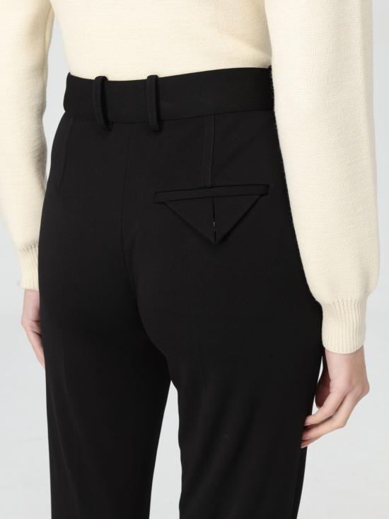 24FW 보테가베네타 스트레이트 팬츠 804813V4N00 1000 Black - BOTTEGA VENETA