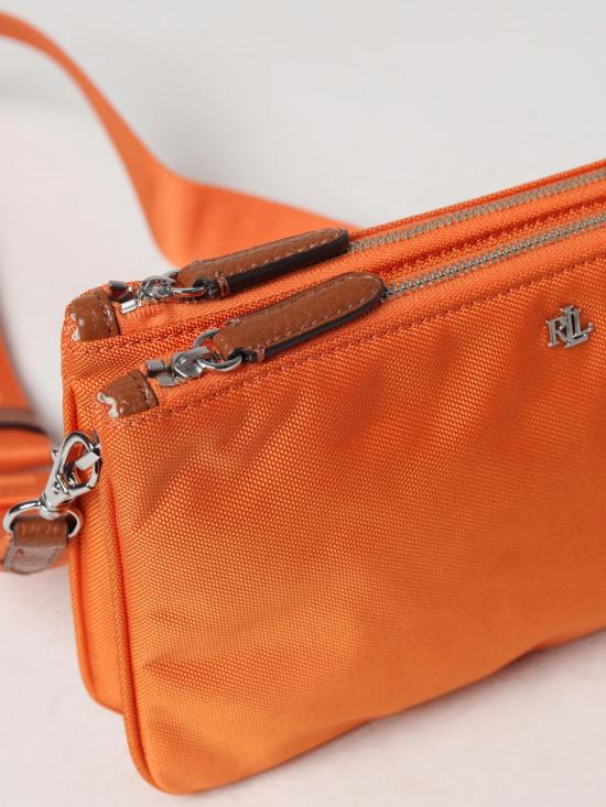  랄프 로렌 토트백 431945229 BRIGHT RUST ORANGE LRN TA Burnt - RALPH LAUREN