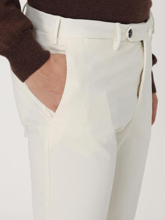  피티토리노 스트레이트 팬츠 CODT01Z00CL1NU46 Y012 Yellow Cream - PT TORINO