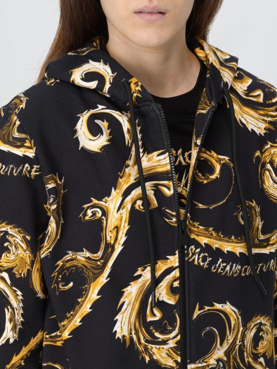 24FW 베르사체 스웨터 77HAI306FS171 G89 Black - VERSACE