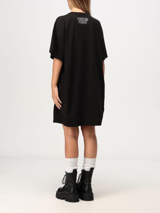 24FW 겐조 숏 원피스 FE62RO7774SG 99J Black - KENZO