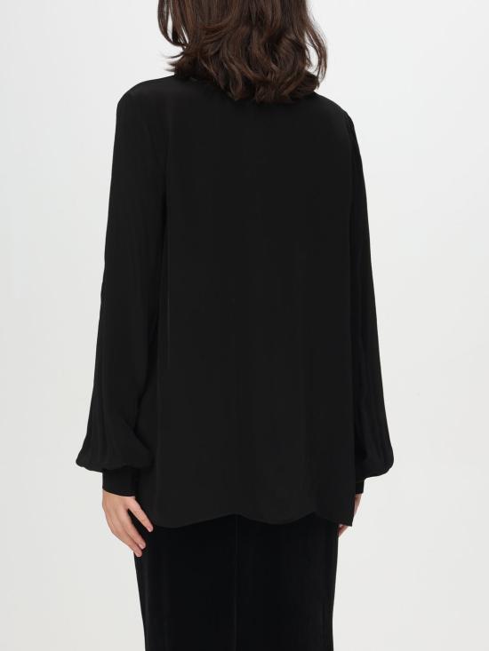 25FW 알마니 블라우스 6DYH04YN6UZ 1200 Black - ARMANI