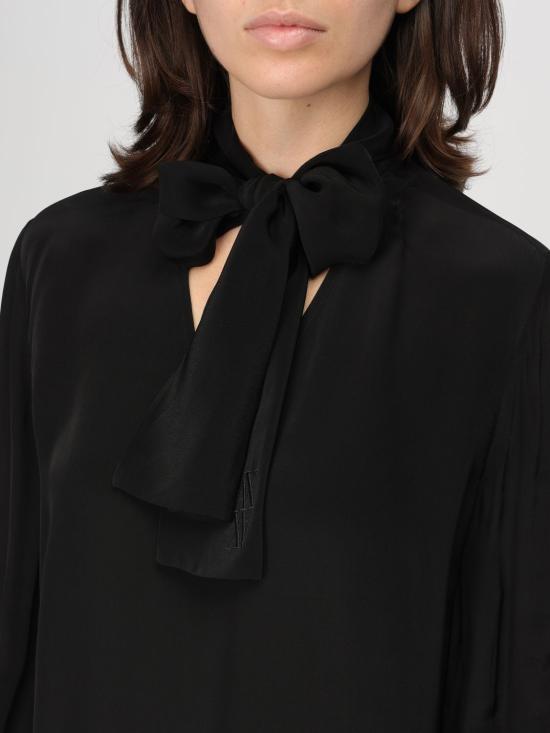 25FW 알마니 블라우스 6DYH04YN6UZ 1200 Black - ARMANI