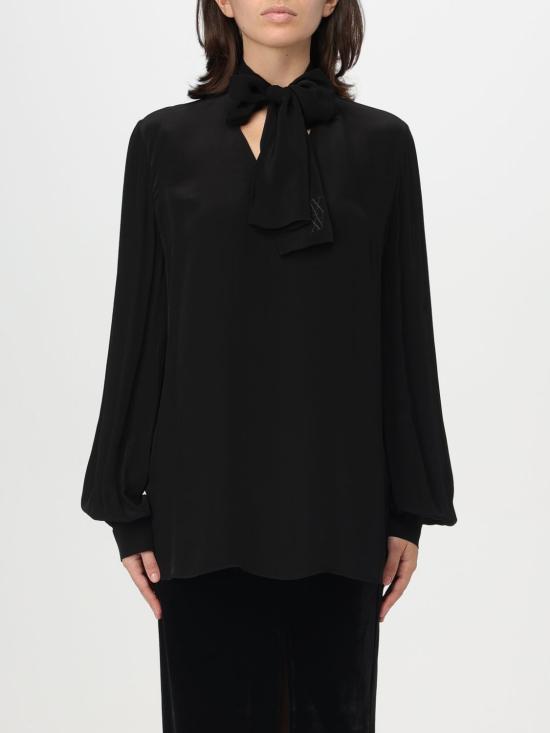 25FW 알마니 블라우스 6DYH04YN6UZ 1200 Black