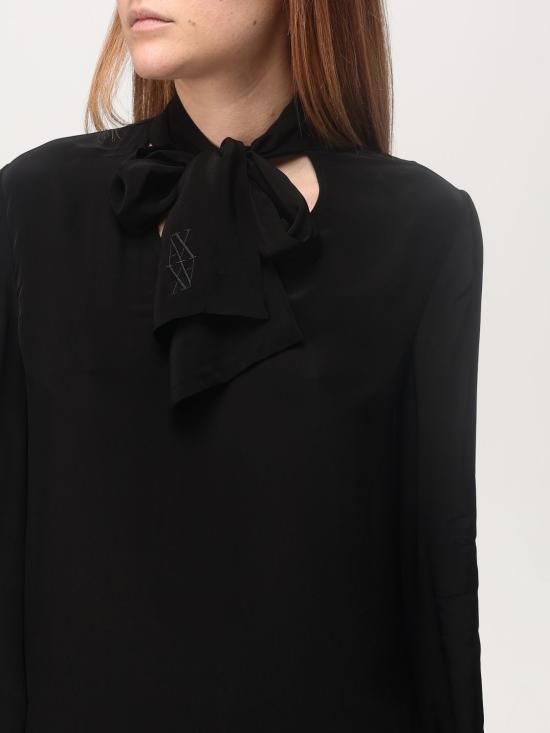 25FW 알마니 블라우스 6DYH04YN6UZ 1200 Black - ARMANI