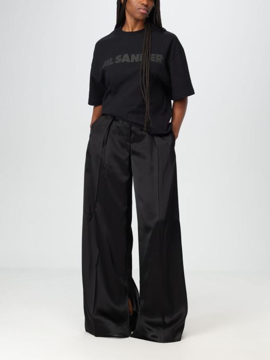  질샌더 반팔 티셔츠 J03GC0137 J20243 001 Black - JIL SANDER