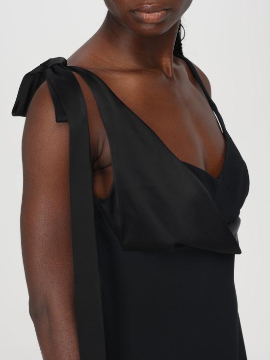 24FW 데이비드 코마 롱 원피스 PF24DK10DA Black - DAVID KOMA