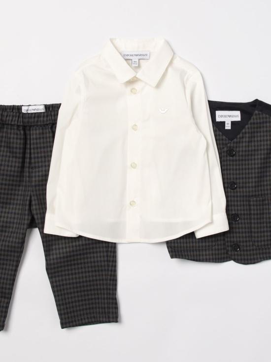 24FW [키즈] 엠포리오 아르마니 캐주얼 세트 6DH8014N92Z 0937 Blue - EMPORIO ARMANI