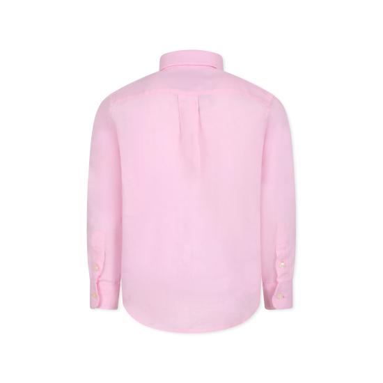 25FW [키즈] 랄프 로렌 셔츠 967600002 CARMEL PINK - RALPH LAUREN
