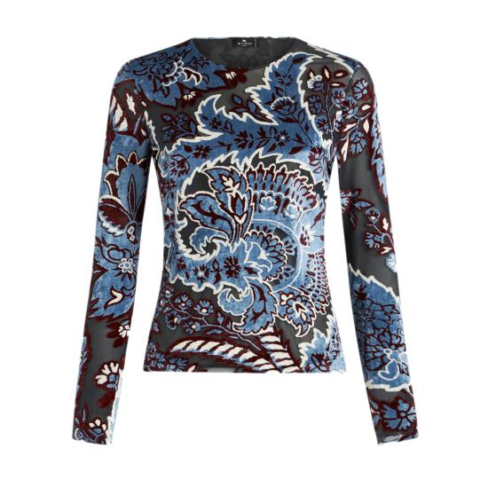 24FW 에트로 긴팔 티셔츠 WRJA003899JJD03 S9880