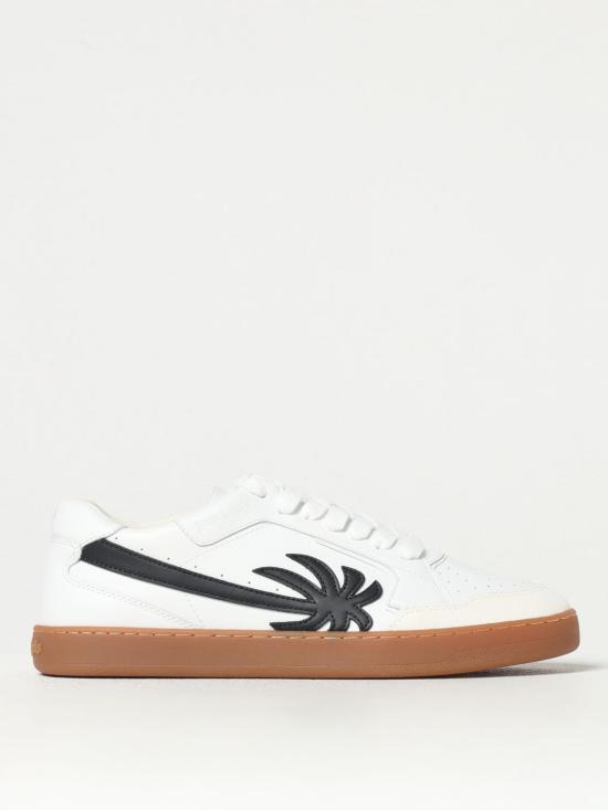  팜앤젤스 NEW PALM 뉴 팜 1 로우탑 스티커즈 PMIA099F24LEA0010110 White