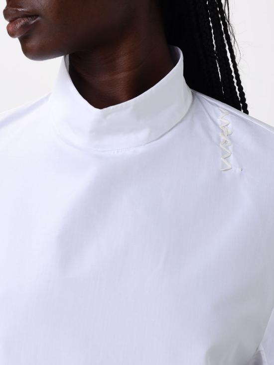 24FW 마르니 블라우스 TTMA0367S0 TCY67 00W01 White - MARNI