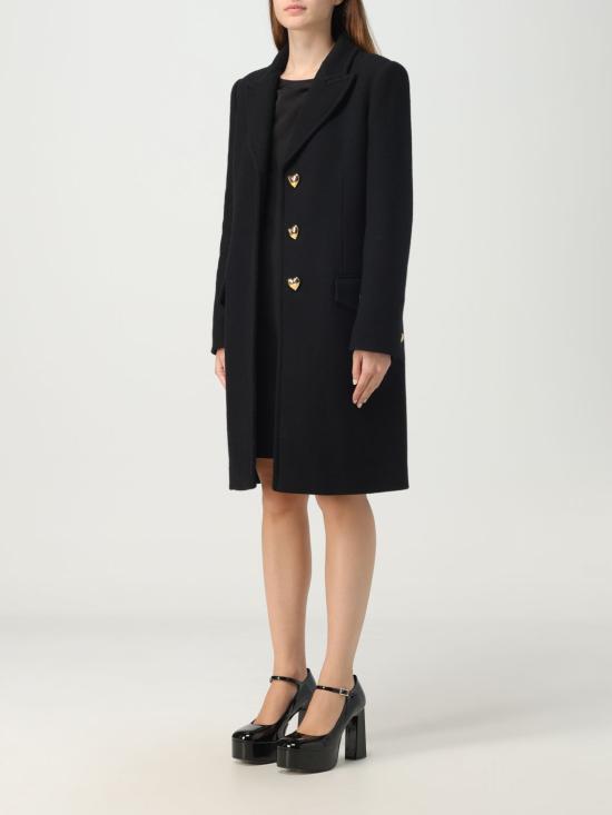  모스키노 코트 06195511 0555 Black - MOSCHINO