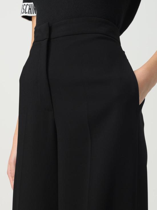 모스키노 스트레이트 팬츠 03125425 0555 Black - MOSCHINO