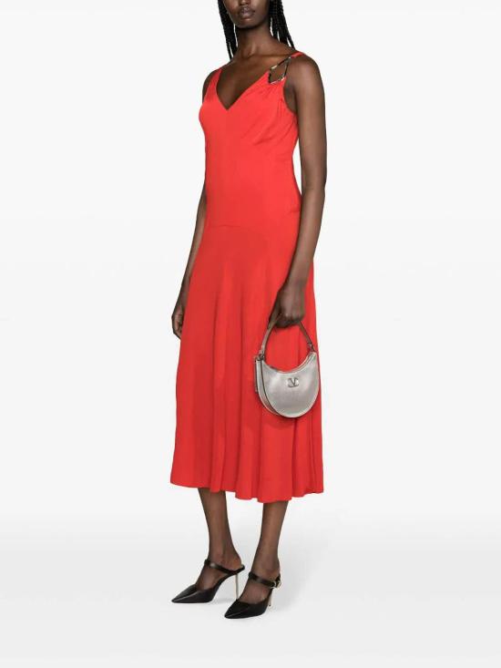  랑방 미디 원피스 RWDR00074893P24340 Red - LANVIN