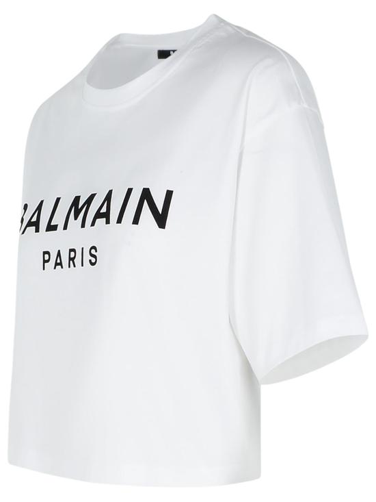 24FW 발망 반팔 티셔츠 BF1EE020BB02GAB - BALMAIN