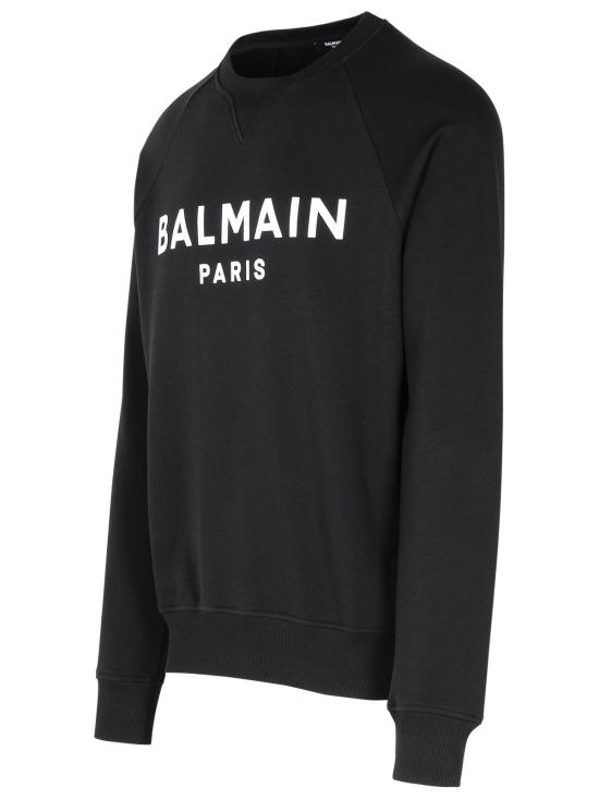 25FW 발망 긴팔 티셔츠 DH1JQ005BB65EAB Black - BALMAIN
