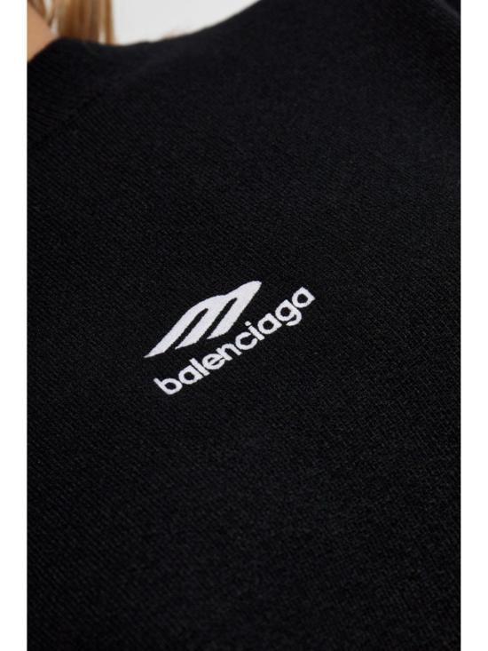 25SS 발렌시아가 스웨터 807779 T1701 1000 BLACK - BALENCIAGA