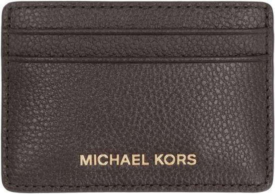 24FW 마이클 코어스 카드지갑 32F7GF6D0L 251 BROWN - MICHAEL KORS