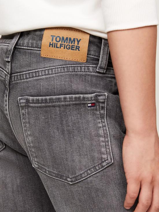 24FW [주니어] 타미힐피거 진 THKB0KB09042T 1BK Grey - TOMMY HILFIGER