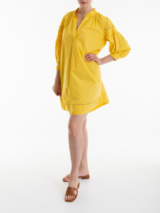 24FW 에르마노 설비노 미디 원피스 D44EQ033ES0MF813 Yellow - ERMANNO SCERVINO