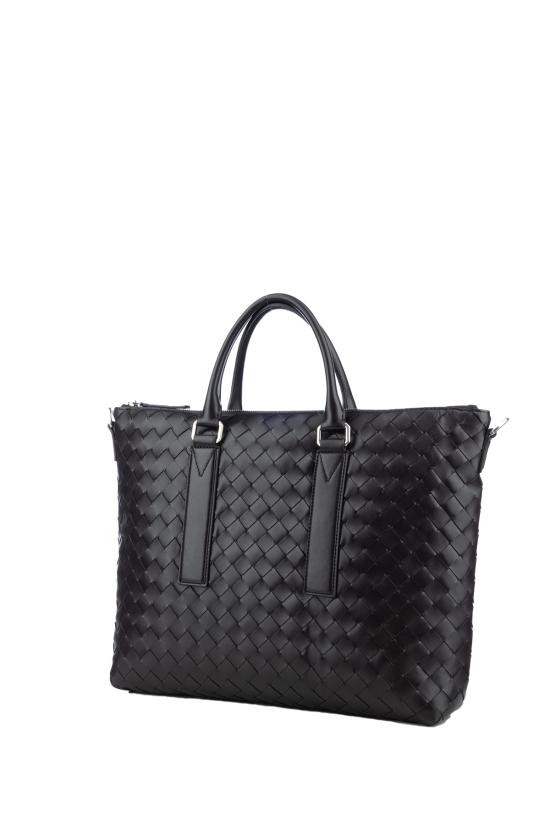 25SS 보테가베네타 인트레치아토 소프트 브리프케이스 815784V2HL1 2145 FONDENTE - BOTTEGA VENETA
