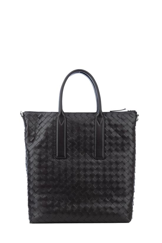 25FW 보테가베네타 인트레치아토 지퍼 N/S 토트백  815783V2HL1 2145 FONDENTE - BOTTEGA VENETA
