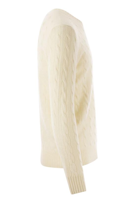 26FW 폴로 랄프로렌 케이블 니트 스웨터 710876762 010 NUDE NEUTRALS - POLO RALPH LAUREN