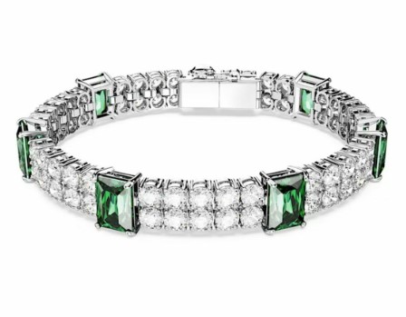  스와로브스키 / 여성 매트릭스 테니스 팔찌 5680407 GRE RHS BPG