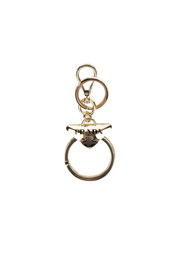 24FW 프라다 키링 1PM03766A P019F NERO ORO