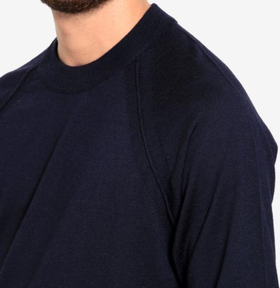  파올로페코라 스웨터 A018F001 6462 Petrolio - PAOLO PECORA