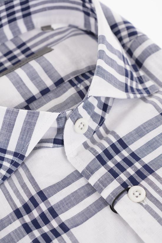  꼬르넬리아니 긴팔 셔츠 85I126 0111415 080 Blue - CORNELIANI