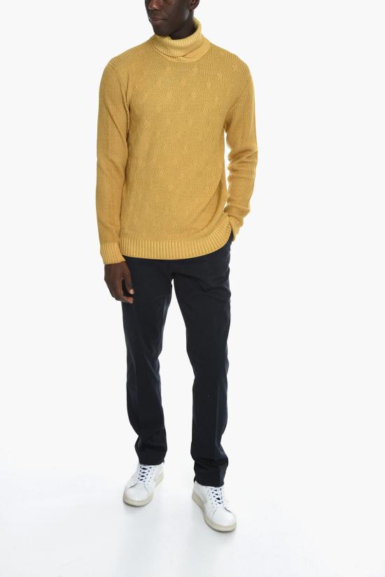  꼬르넬리아니 터틀넥 84M582 9825168 071 Yellow - CORNELIANI