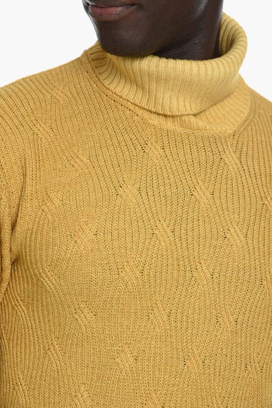  꼬르넬리아니 터틀넥 84M582 9825168 071 Yellow - CORNELIANI
