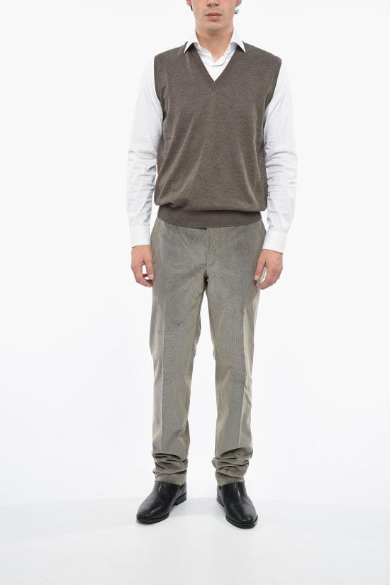  꼬르넬리아니 니트 베스트 80M508 7825100 061 Beige - CORNELIANI