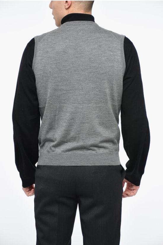  꼬르넬리아니 니트 베스트 80M508 7825100 023 Gray - CORNELIANI
