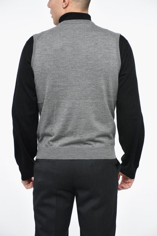  꼬르넬리아니 니트 베스트 80M508 7825100 023 Gray - CORNELIANI