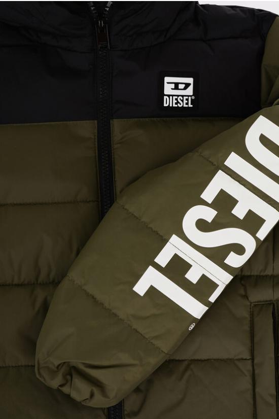  [키즈] 디젤 패딩 J02091 KXBP3 K50M Nero Verde Militare - DIESEL
