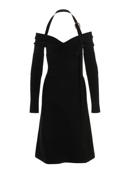  살바토레 페라가모 미디 원피스 0759663BLACK Black