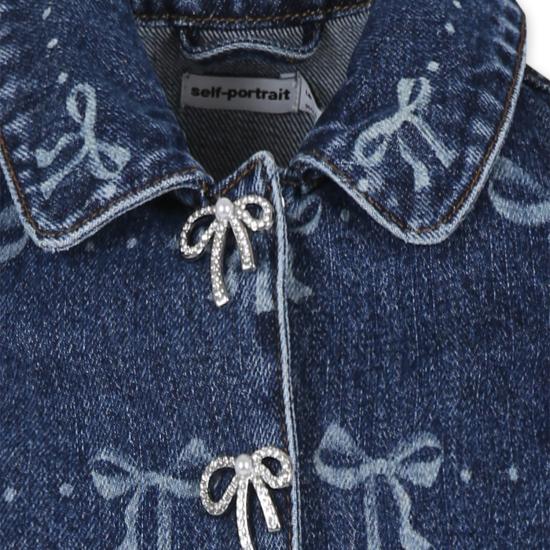 25SS [키즈] 셀프 포트레이트 데님 자켓 RS25 700J BL DENIM - SELF PORTRAIT