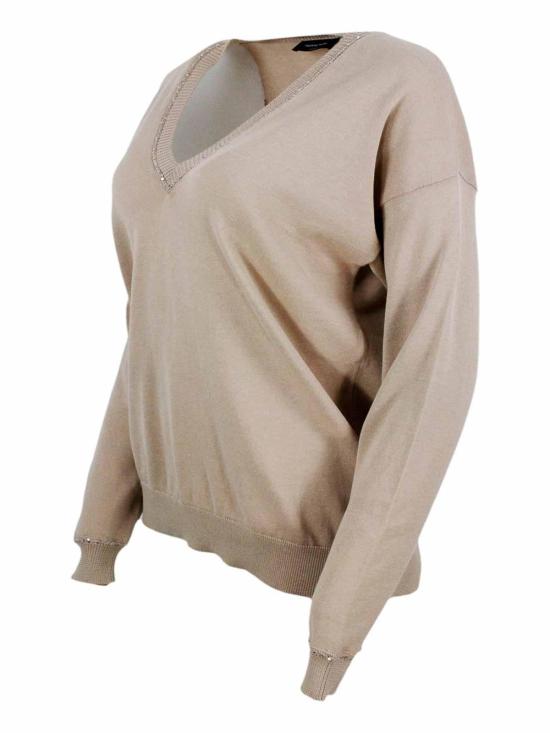 26SS 파비아나 필리피 스웨터 MAD274F750H4960146 Brown - FABIANA FILIPPI